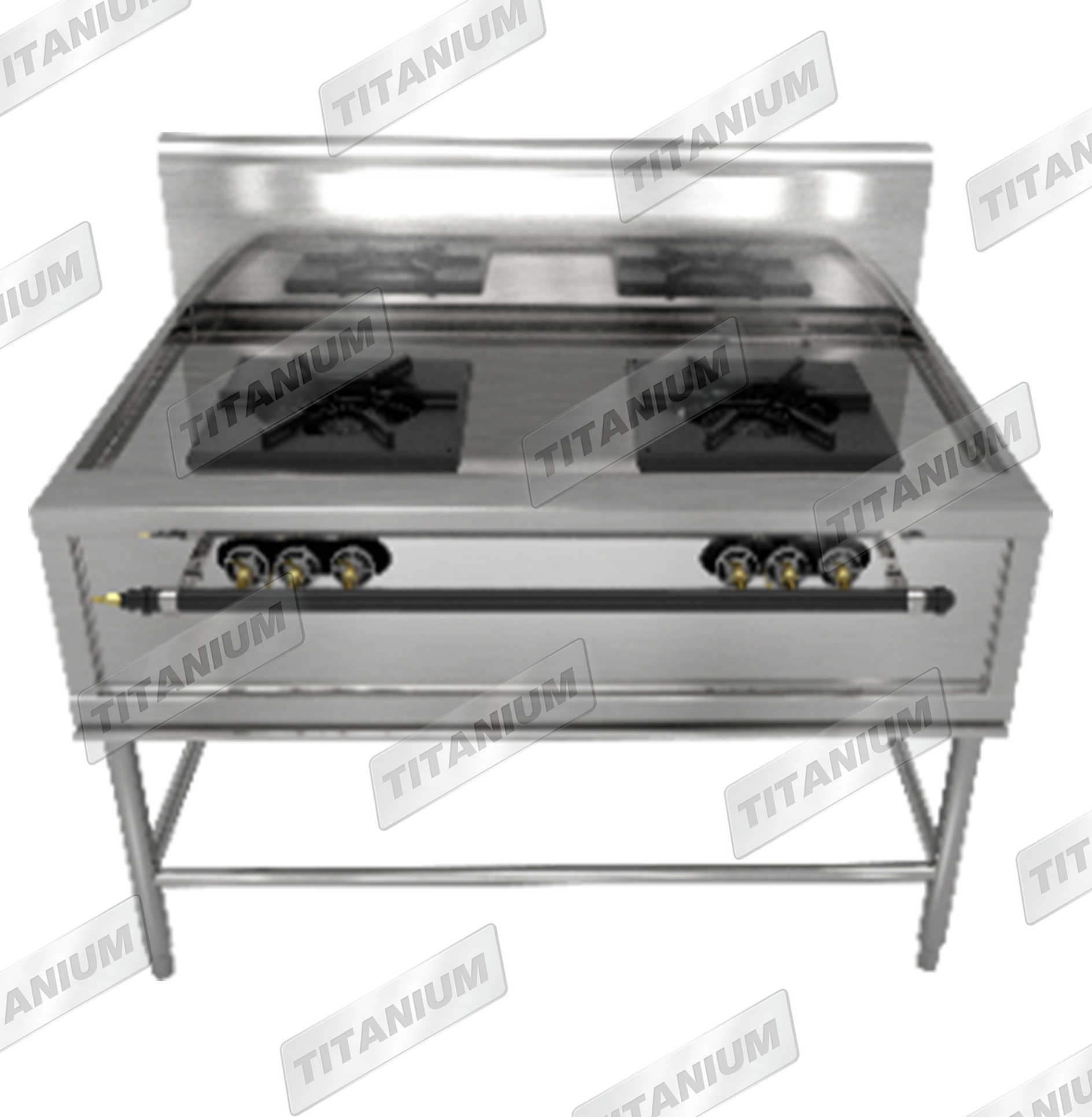 OPEN TOP LOW PRESSURE, 2 BURNERS